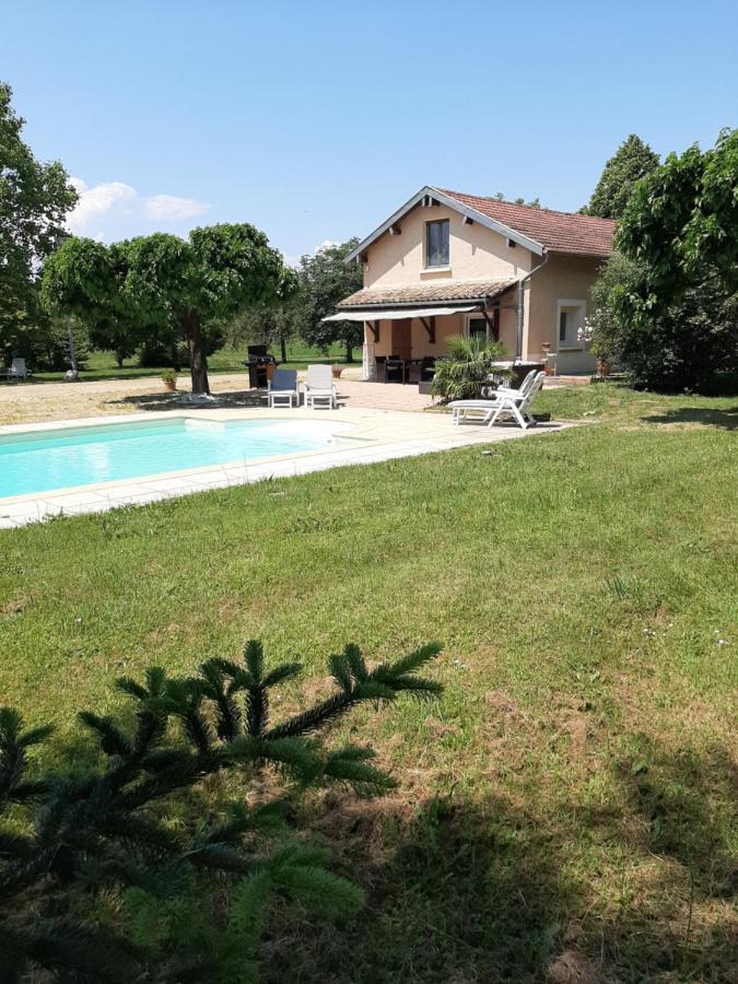 Gite A La Campagne Avec Piscine Biziat Exterior photo